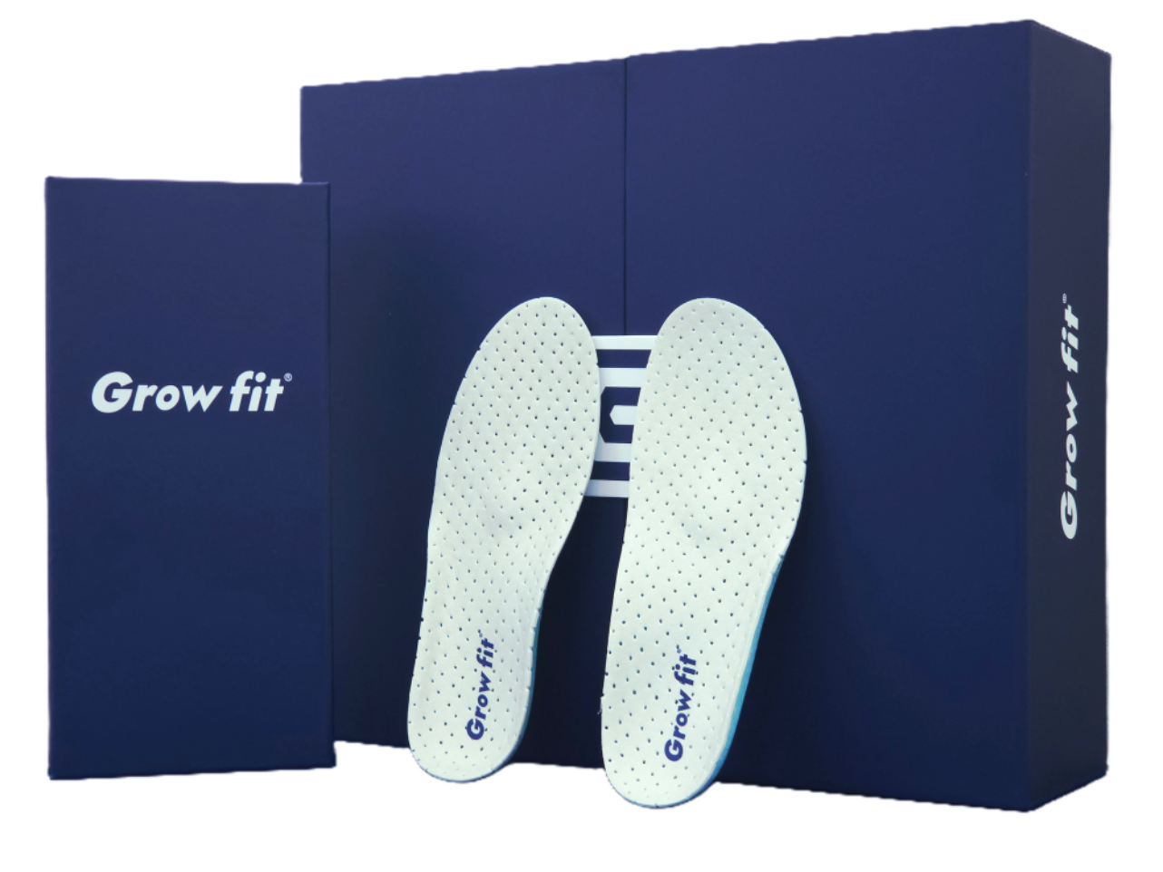 Growfit functional insole set with premium packaging